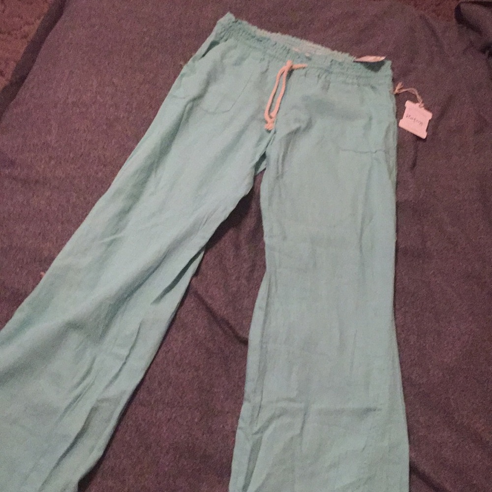 Green pants